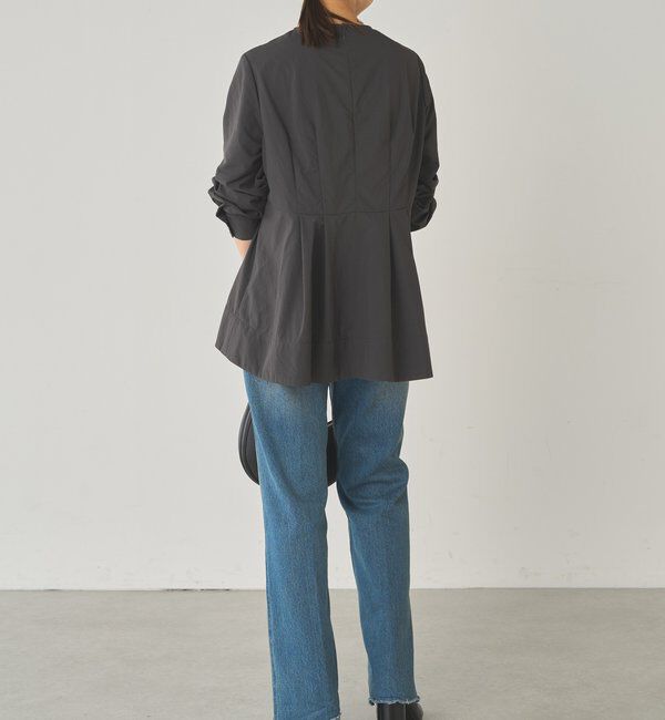  「Aラインペプラムブラウス」|シャツ・ブラウス|