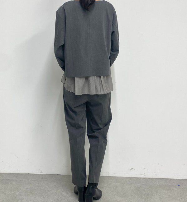  「ペプラムレイヤードブラウス」|シャツ・ブラウス|