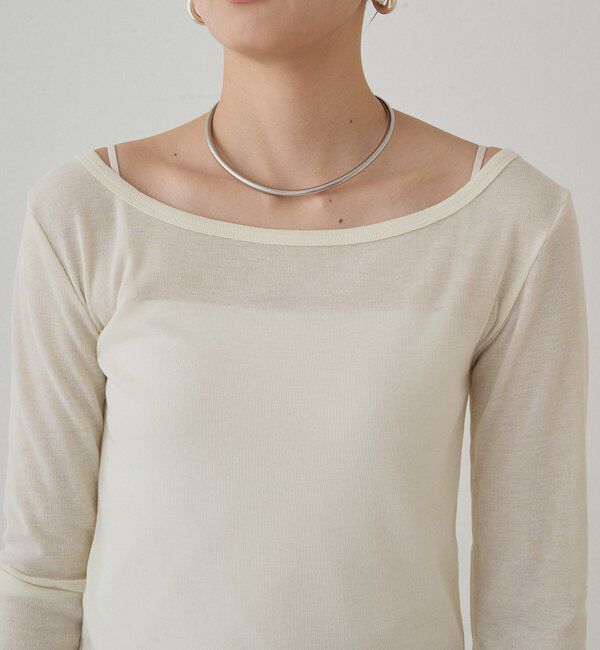  「ラウンドシアーカットソー」|Tシャツ・カットソー|