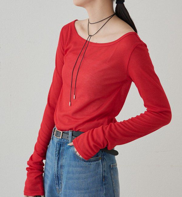  「ラウンドシアーカットソー」|Tシャツ・カットソー|