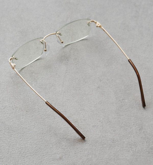  「【GALENA/ガレナ】リムレスメガネ」|リング|