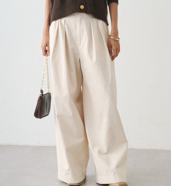  「チノベルトタックパンツ」|チノ|