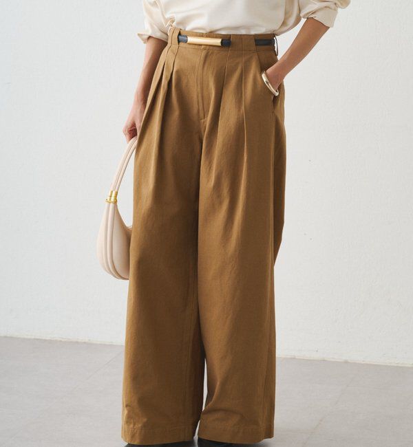 「チノベルトタックパンツ」|チノ|