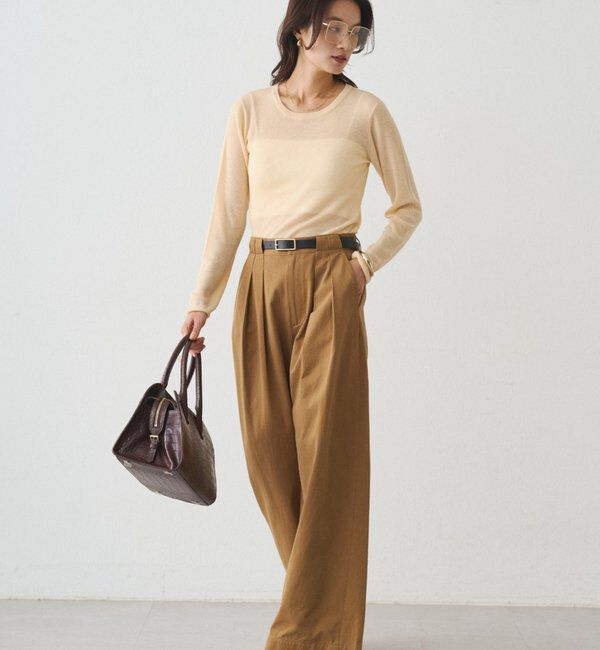  「シアーニットプルオーバー」|ニット・セーター|