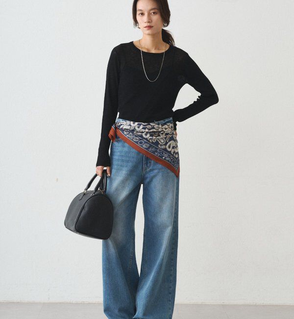  「シアーニットプルオーバー」|ニット・セーター|