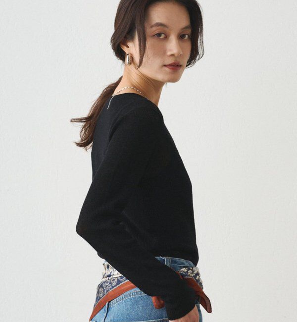  「シアーニットプルオーバー」|ニット・セーター|