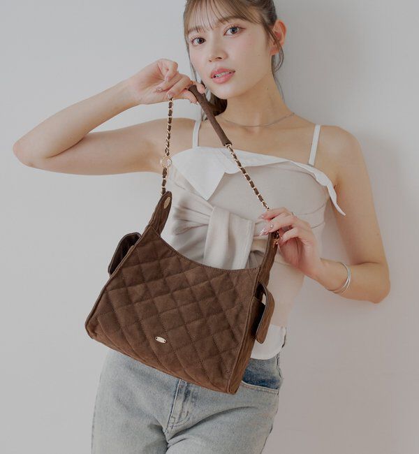  「2wayチェーンショルダーキルティングバッグ」|ショルダー・メッセンジャー|