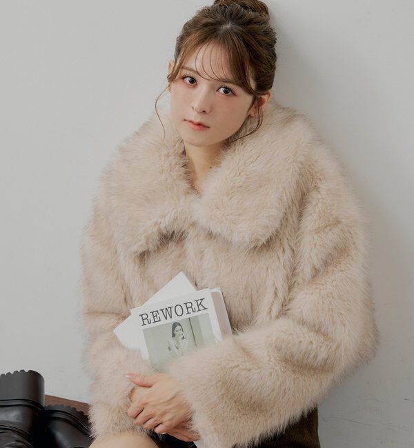  「ファーショートコート」|その他|