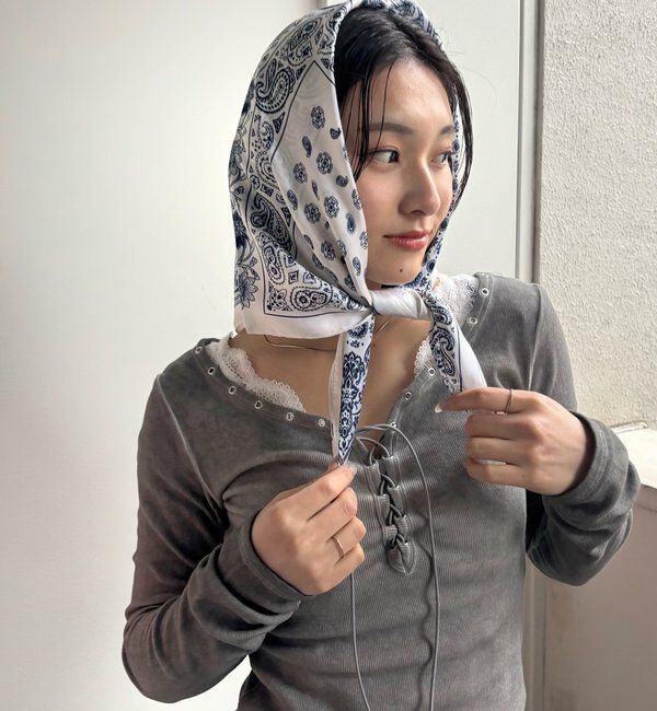  「バンダナ」|サングラス|ホワイト