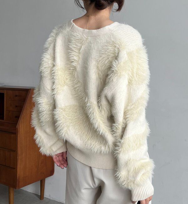  「WAVEフェザーカーディガン」|カーディガン|