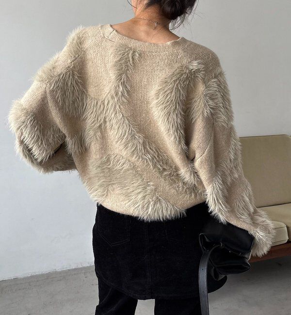  「WAVEフェザーカーディガン」|カーディガン|