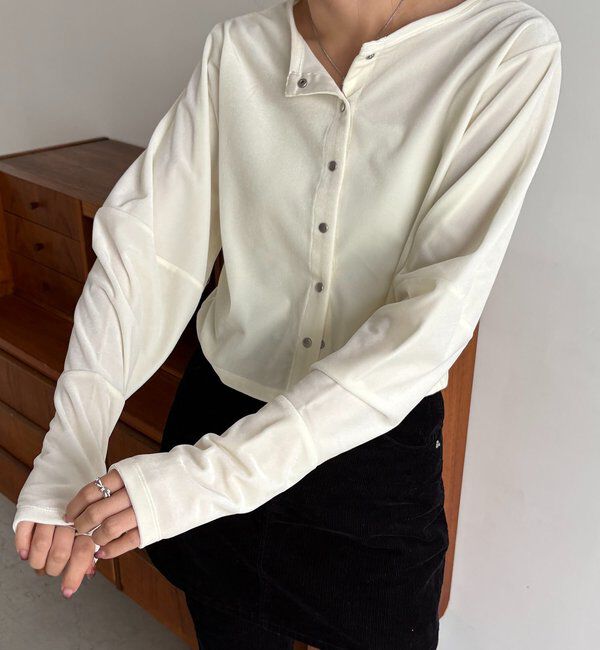  「ベロアカーディガン」|Tシャツ・カットソー|