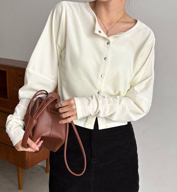  「ベロアカーディガン」|Tシャツ・カットソー|