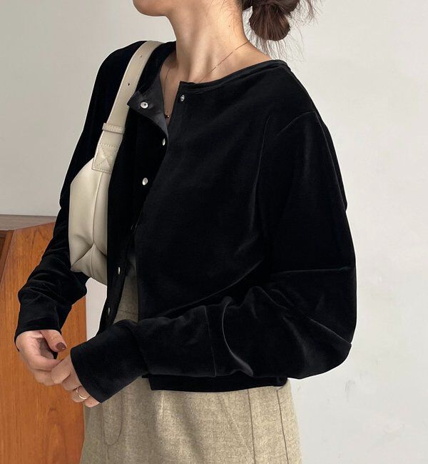  「ベロアカーディガン」|Tシャツ・カットソー|