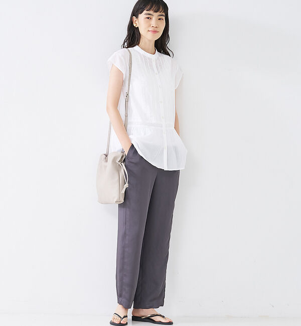 collex「【手洗い可能】【新色】リラックスサテンパンツ2」|その他|