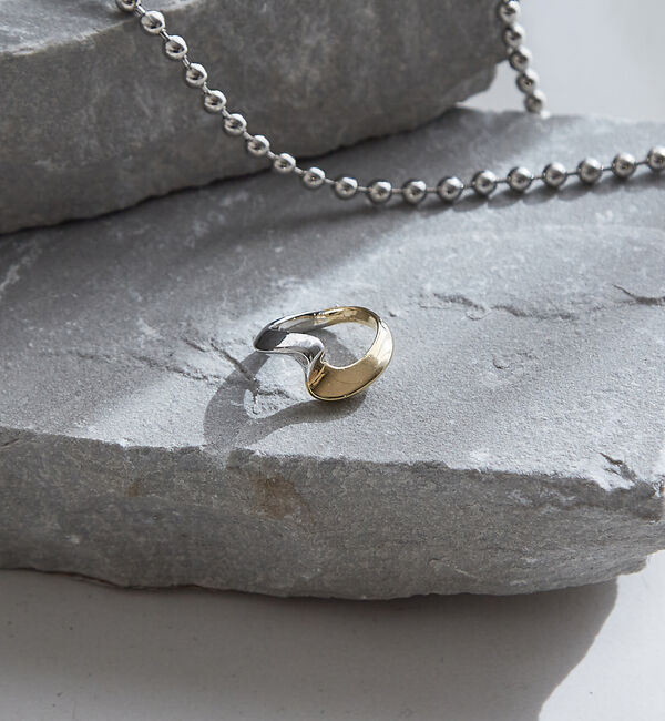 collex「【dignif】ウェーブバイカラーリング」|リング|その他