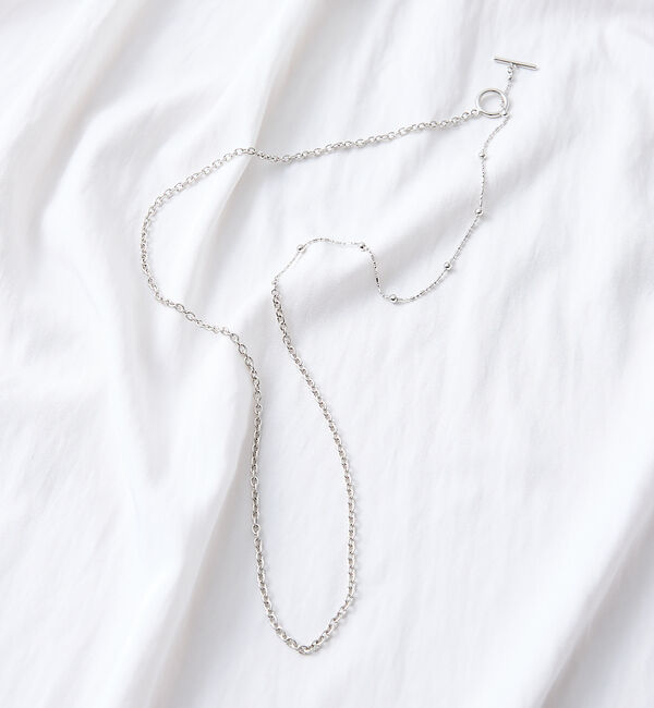 collex「【dignif】【金属アレルギー対応】ミックスチェーン2WAYネックレス」|ネックレス|シルバー