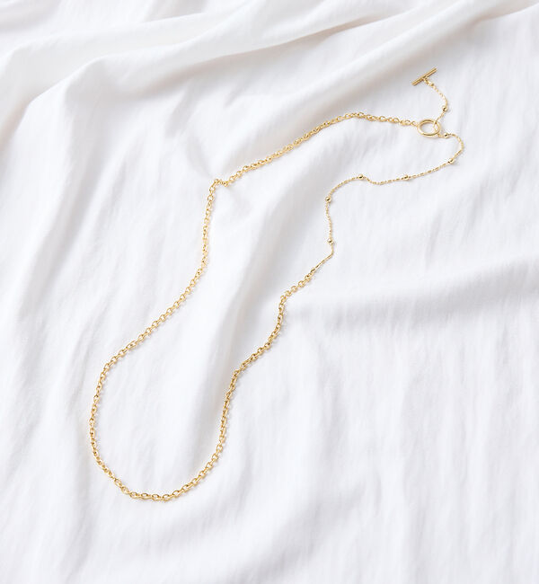 collex「【dignif】【金属アレルギー対応】ミックスチェーン2WAYネックレス」|ネックレス|ゴールド