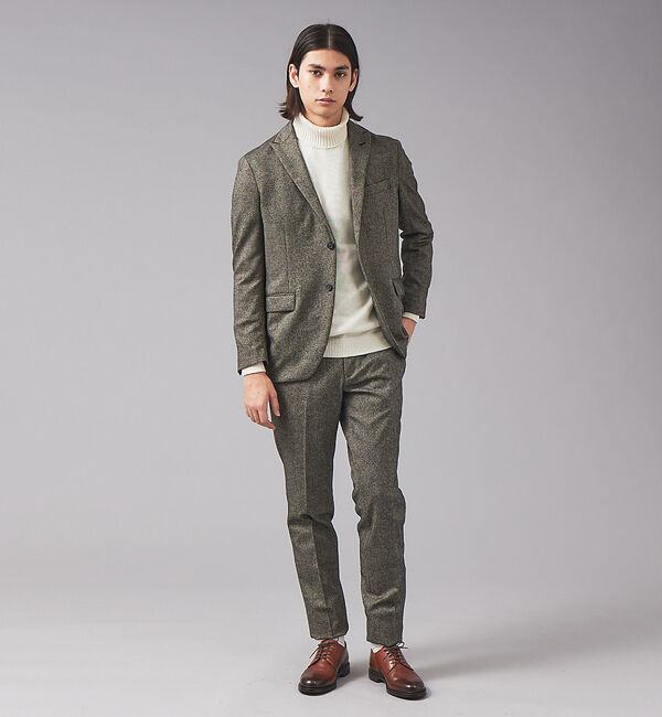 ABAHOUSE「【セットアップ対応/FLEX PANTS】オーロラ ツイード ストレッチ イージ」|その他|