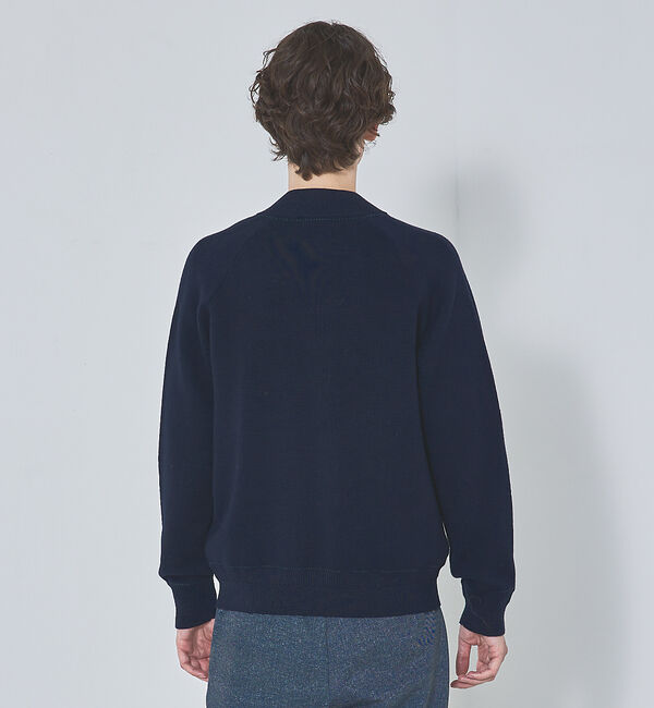 ABAHOUSE「【アンサンブル対応】ダブルジャガード ニット ブルゾン」|カーディガン|