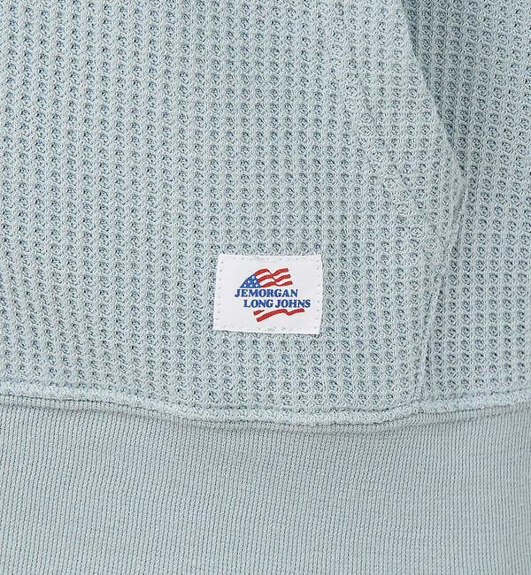 ABAHOUSE「【JEMORGAN /ジェーイーモーガン 】軽量ワッフルジップパーカー ダブルジ」|パーカー|