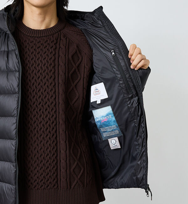 ABAHOUSE「【PYRENEX / ピレネックス】HMY026/ARIAL HOODED/アリ」|ダウン|