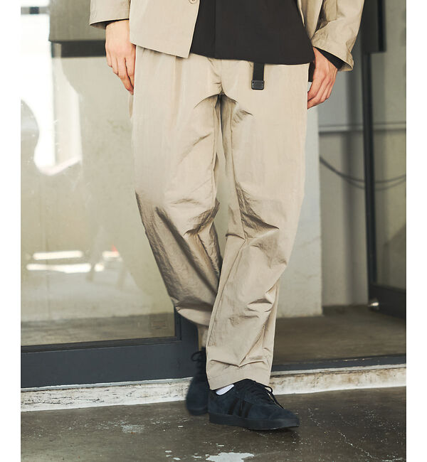 ABAHOUSE「【セットアップ対応】TUCK＆DARTS ワッシャーナイロン ワイドテーパードパ」|その他|