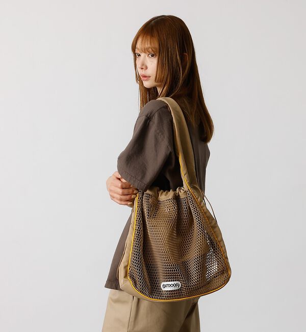 ABAHOUSE「【OUTDOOR PRODUCTS / アウトドアプロダクツ】Mesh Nylo」|トートバッグ|ブラウン