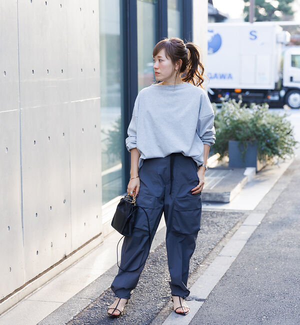 Rouge vif「ゆるシルエットバックヘンリーカットプルオーバー」|Tシャツ・カットソー|