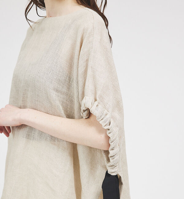 Rouge vif「【MICA&DEAL /マイカアンドディール】リネンポンチョ」|その他|