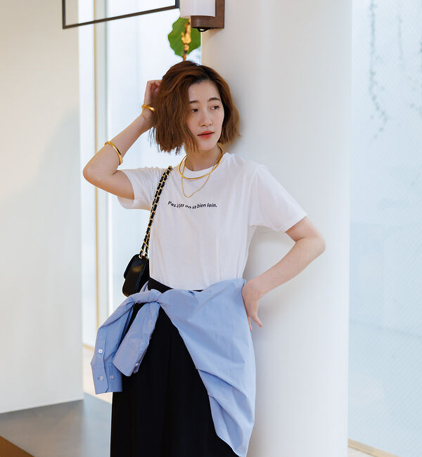 Rouge vif「ロゴコンパクトTシャツ」|Tシャツ・カットソー|