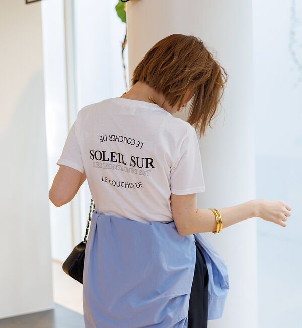 Rouge vif「ロゴコンパクトTシャツ」|Tシャツ・カットソー|