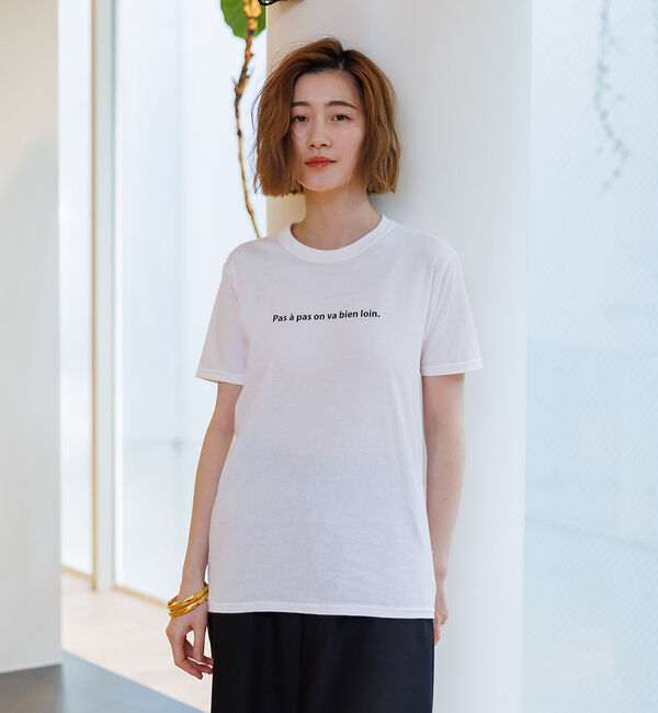 Rouge vif「ロゴコンパクトTシャツ」|Tシャツ・カットソー|