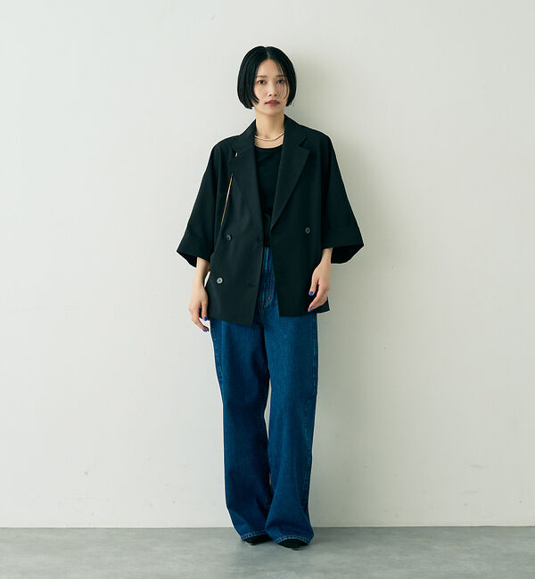 Rouge vif「撥水ドルマンハーフスリーブジャケット」|その他|