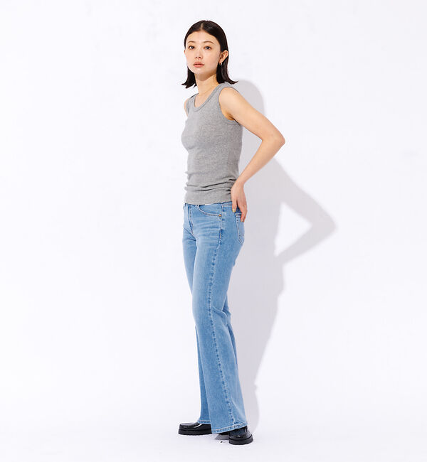 Rouge vif「【SOMETHING/サムシング】LISA フレアデニムパンツ【WEB限定】」|デニム|