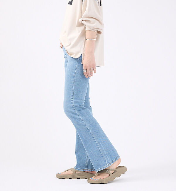 Rouge vif「【SOMETHING / サムシング】LISA フレアデニムパンツ」|デニム|