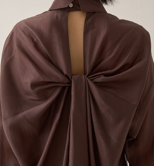 Rouge vif「【新色登場】バックツイストシャツ」|シャツ・ブラウス|