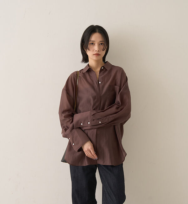 Rouge vif「【新色登場】バックツイストシャツ」|シャツ・ブラウス|