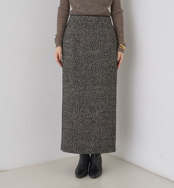 Rouge vif「【セットアップ対応】ポリウーリングカルセタイトスカート」|スカート|