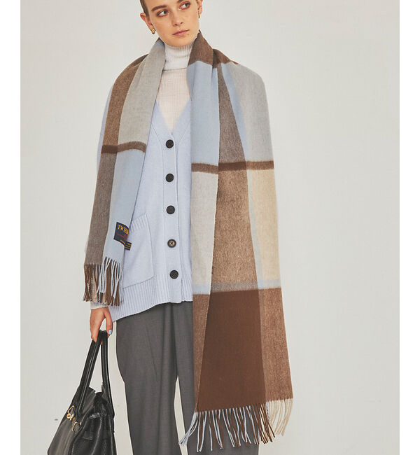 Rouge vif「【定番人気】【2025AW新作】【TWEEDMILL/ツイードミル】大判ストール」|マフラー|