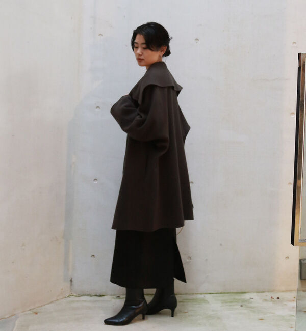 Rouge vif「ウール混オーバーカラーリバーコート」|その他|