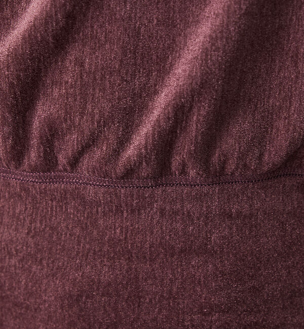 Rouge vif「【Keena/キーナ】ベルベットカシュクルートップス/トップス/ベロア/ドレープ」|シャツ・ブラウス|