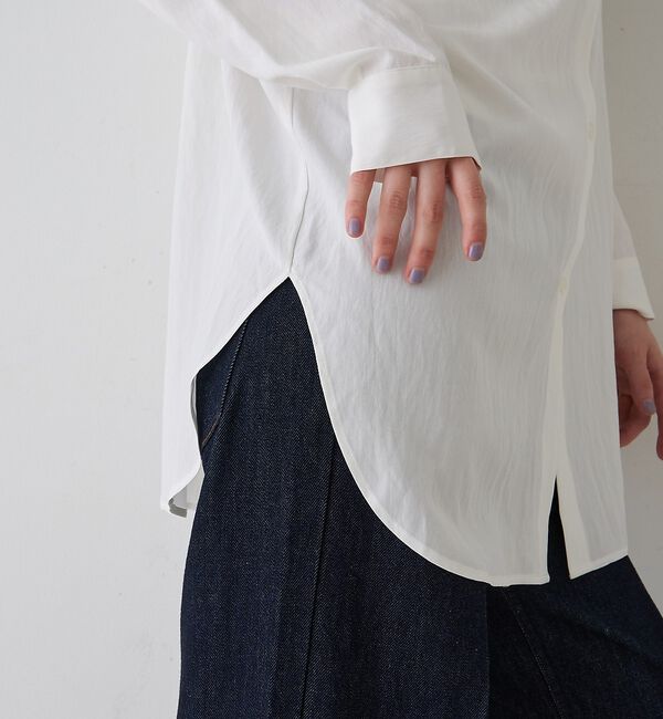 Rouge vif「【一部店舗限定】アシンメトリー変形2WAYシャツ」|シャツ・ブラウス|