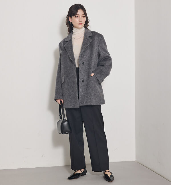 qualite「【Oggi 掲載】ツイルピンタックパンツ」|その他|