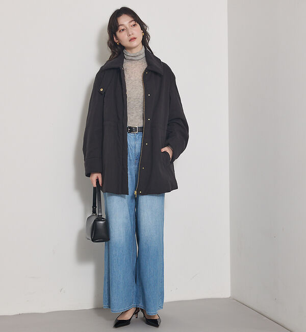 qualite「【冬の主役レイヤード】ウールカシミアシアータートルニット」|ニット・セーター|