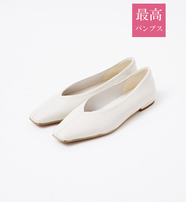 AU BANNISTER「【最高パンプス/1cmヒール】美脚&times;快適 パンプス」|パンプス|アイボリー