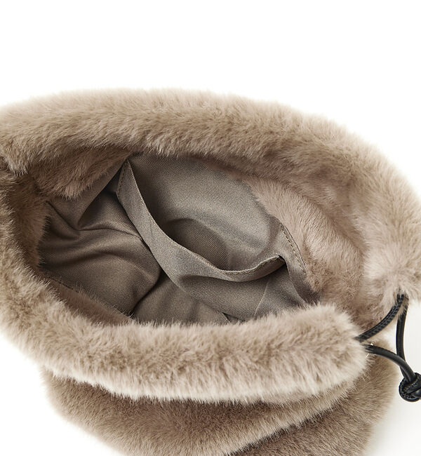 LOWELL things「TWISTE/ダブルポケットファー2WAYトート M」|ショルダー・メッセンジャー|