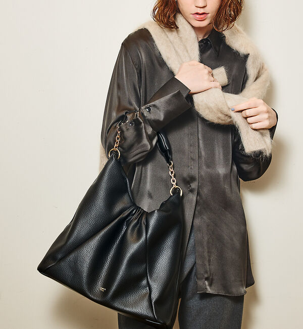 LOWELL things「Sque/ギャザーワンショルダーバッグ」|ショルダー・メッセンジャー|