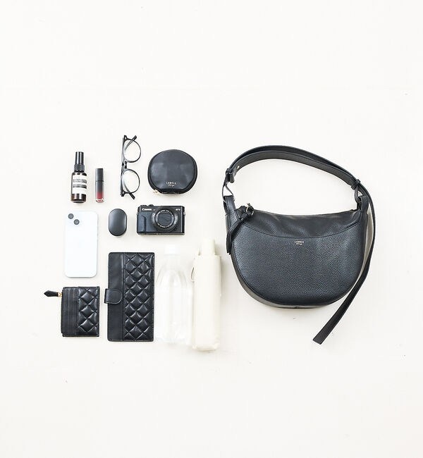 LOWELL things「【VERY掲載】Mois/レザーハーフMOONショルダー」|ショルダー・メッセンジャー|