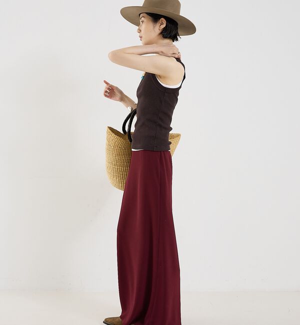 The Store by C' 「【COCUCA】ライトダブルサテンスカート」|スカート|